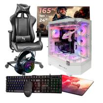 Pc gamer completo amd ryzen 5 5600gt 16gb 3200mhz (radeon vega 7), b550m, 480gb m.2, 500w, wc 240mm, monitor 24 165hz, cadeira, neologic - nli87573 Pc gamer completo amd ryzen 5 5600gt 16gb 3200mhz (radeon vega 7), b550m, 480gb m.2, 500w, wc 240mm, monitor 24 165hz, cadeira, neologic - nli87573