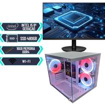 Pc Gamer Completo Aquario Branco Intel Core I5 8A Win11 Wifi Pc Gamer Completo Aquario Branco Intel Core I5 8A Win11 Wifi