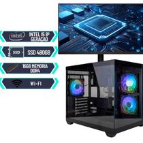 Pc Gamer Completo Aquario Preto Intel Core I5 8A Win11 Wifi