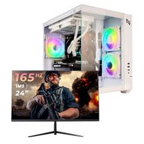 Pc Gamer Completo Black Myth medium Ryzen 5 5600GT, 16GB 3200Mhz, (RTX 3060 12GB), SSD 240GB M.2, 600W 80 Plus, Monitor 24 165Hz, Neologic - NLI87865