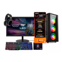 Pc Gamer Completo BluePC AMD RYZEN 5 8500G 8GB DDR5 SSD 240GB Monitor 19" - Kit Gamer Teclado Mouse Headset Pc Gamer Completo BluePC AMD RYZEN 5 8500G 8GB DDR5 SSD 240GB Monitor 19" - Kit Gamer Teclado Mouse Headset