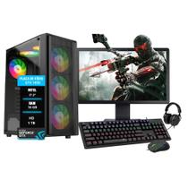 Pc Gamer Completo Bravus i7 GTX 1050 16GB Hd 1TB SSD 120GB