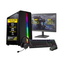 Pc Gamer Completo Bravus I7 Gtx 1050 Memória 16Gb Hd 1Tb Ssd