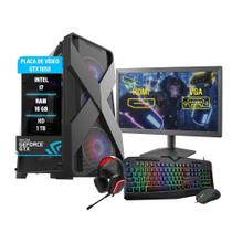 Pc Gamer Completo Bravus I7 Gtx 1650 16Gb Hd 1Tb Ssd 120Gb