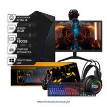 Pc Gamer Completo Brx I5 16gb 480gb 550w Monitor Combo Gamer Pc Gamer Completo Brx I5 16gb 480gb 550w Monitor Combo Gamer