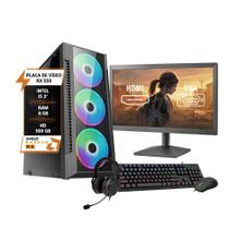 Pc Gamer Completo Core I5 3 Rx 550 Memória 8Gb Hd500Gb Ssd