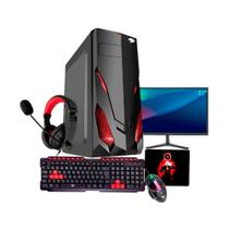 Pc Gamer Completo G-Fire HTG-829 AMD 3000G 8Gb (Rx Vega 2Gb) SSD 120Gb Monitor 21”