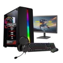 Pc Gamer Completo I3 7 Ram 8Gb Gtx1050 Hd 1Tb Ssd 120Gb