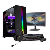 Pc Gamer Completo I3 7100 8Gb GTX 1050 HD 1TB SSD 120GB Monitor 19