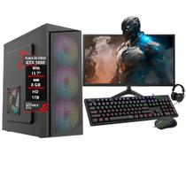 Pc Gamer Completo I3 7100 8Gb GTX 1650 HD 1TB SSD 120GB Monitor 19