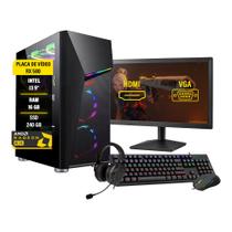 Pc Gamer Completo I3 9 16Gb RX550 4GB HD 1TB SSD 240GB