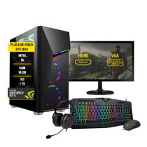 Pc Gamer Completo i5 10 Memória 16Gb DDR4 GTX 1650 HD 1TB SSD480GB - AMORIM SHOP