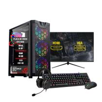 Pc Gamer Completo i5 10 RAM 16GB GTX 1650 HD 1TB SSD 480GB