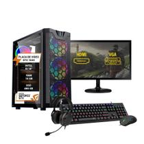 Pc Gamer Completo I5 10 Ram 16Gb Gtx 1650 Hd 1Tb Ssd 480Gb - Wj Info