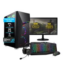 Pc Gamer Completo i5 10400F 16Gb DDR4 GTX 1650 4GB HD 1TB SSD 480GB Monitor Pc Gamer Completo i5 10400F 16Gb DDR4 GTX 1650 4GB HD 1TB SSD 480GB Monitor