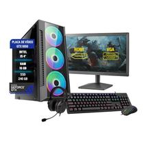 Pc Gamer Completo I5 16Gb Gtx1650 Hd1Tb Ssd 240Gb Fonte