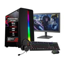 Pc Gamer Completo I5 3 Gtx 1050 8Gb Ram Hd 1Tb Ssd 120Gb