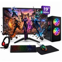 PC Gamer Completo i5 3ª Geração TPM 2.0 GPU RX550 4GB 512GB SSD 16GB RAM Windows 11
