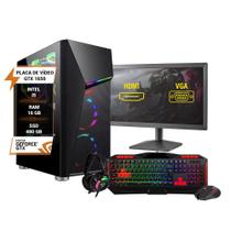 Pc Gamer Completo I5 3º Gtx 1650 Memória Ram 16Gb Ssd 480Gb - Wj Info