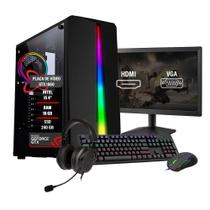 Pc Gamer Completo I5 4 Memória 16Gb Ddr3 Ssd 240Gb Gtx 1660