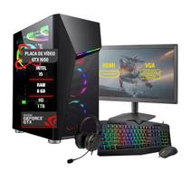Pc Gamer Completo i5 6º GTX1650 8Gb HD1Tb SSD240Gb - Tech Fusion