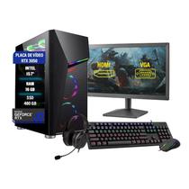 Pc Gamer Completo I5 7 16Gb Rtx 3050 8Gb Ssd 480Gb Hd 1Tb