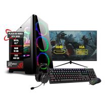 Pc Gamer Completo I5 7 Ram 16Gb Rtx3050 Ssd 480Gb Hd1Tb 24