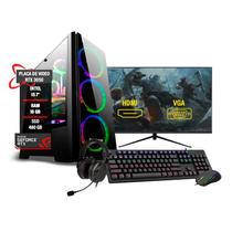 Pc Gamer Completo I5 7 RAM 16GB RTX3050 SSD 480GB HD1TB 24"