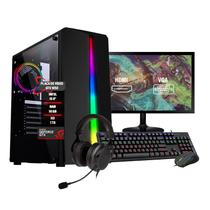 Pc Gamer Completo i5 9º GTX1050 RAM16GB HD 1TB SSD 480GB 24" - Tech Fusion