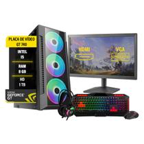 Pc Gamer Completo i5 GT 740 Hd1Tb Memória 8Gb Fonte 500w