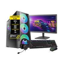 Pc Gamer Completo i5 Memória 8Gb Hd 1Tb GT 740 Wi-Fi Monitor 19