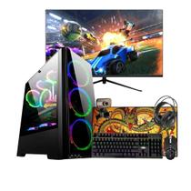 Pc Gamer Completo I7 16Gb Rx 580 Ssd 960Gb Monitor 27''