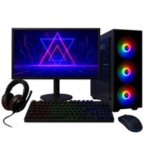PC Gamer Completo I7 16GB SSD 480GB Geforce 4GB Monitor 23"