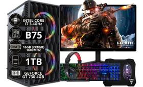 Pc Gamer Completo I7 3.4ghz 16gb Ssd 1tb Placa De Video 4gb
