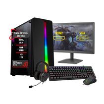 Pc Gamer Completo i7 3 GTX 1050 RAM 16GB Hd 1TB SSD 120GB