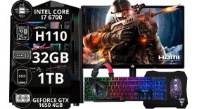 Pc Gamer Completo I7 6a Geração 32gb Ssd 1tb Gtx1650 4gb
