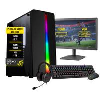 Pc Gamer Completo i7 GTX 1050 16Gb HD 1Tb Fonte 500W