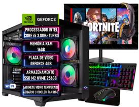 PC Gamer Completo Intel Core i5 3.8Ghz RAM 16GB GT 730 4GB SSD 256GB - Windows 10 - ADVANCEDTECH