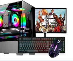 PC Gamer Completo Intel Core i5 Memoria Ram 16GB SSD 240GB Monitor HDMI Teclado Mouse