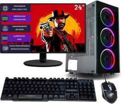 PC GAMER Completo INTEL CORE i7, 16GB RAM, SSD 480GB, Geforce RTX 3050 8GB, Monitor 24 pol. Dream