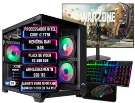 PC Gamer Completo Intel Core i7 3.9GHz RAM 16GB SSD 1TB RX 580 8GB ADVANCEDTECH