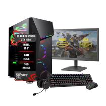 Pc Gamer Completo Intel Core I7 4 16Gb Gtx 1050 Ssd 240Gb