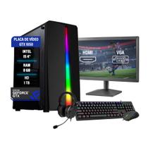 Pc Gamer Completo Intel i5 4º GTX 1050TI Memória 8GB Hd 1TB