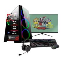 Pc gamer Completo Intel I7 10ª RTX3050 16GB SSD 960GB