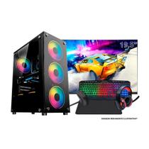 PC Gamer Computador Completo Intel Core i7 16GB SSD 512GB Kit Gamer Headset Monitor 19,5'' Windows