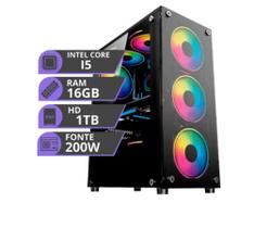 Pc Gamer Computador Cpu Intel I5 Hd 1tb Memoria Ram 16gb - Mjb Informática