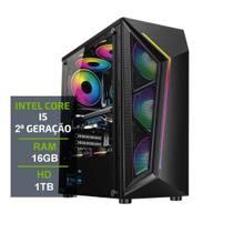 Pc Gamer Computador Cpu Intel I5 Hd 1tb Memoria Ram 16gb