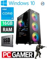 Pc Gamer Computador Cpu Intel I5 Hd SSD 240GB Memoria Ram 16gb - MJB Informática