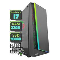 Pc Gamer Computador Intel Core I7, 32gb Ram, Ssd 480gb