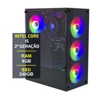 Pc Gamer Computador Intel I5 2400 Ssd 240gb Memoria Ram 8gb